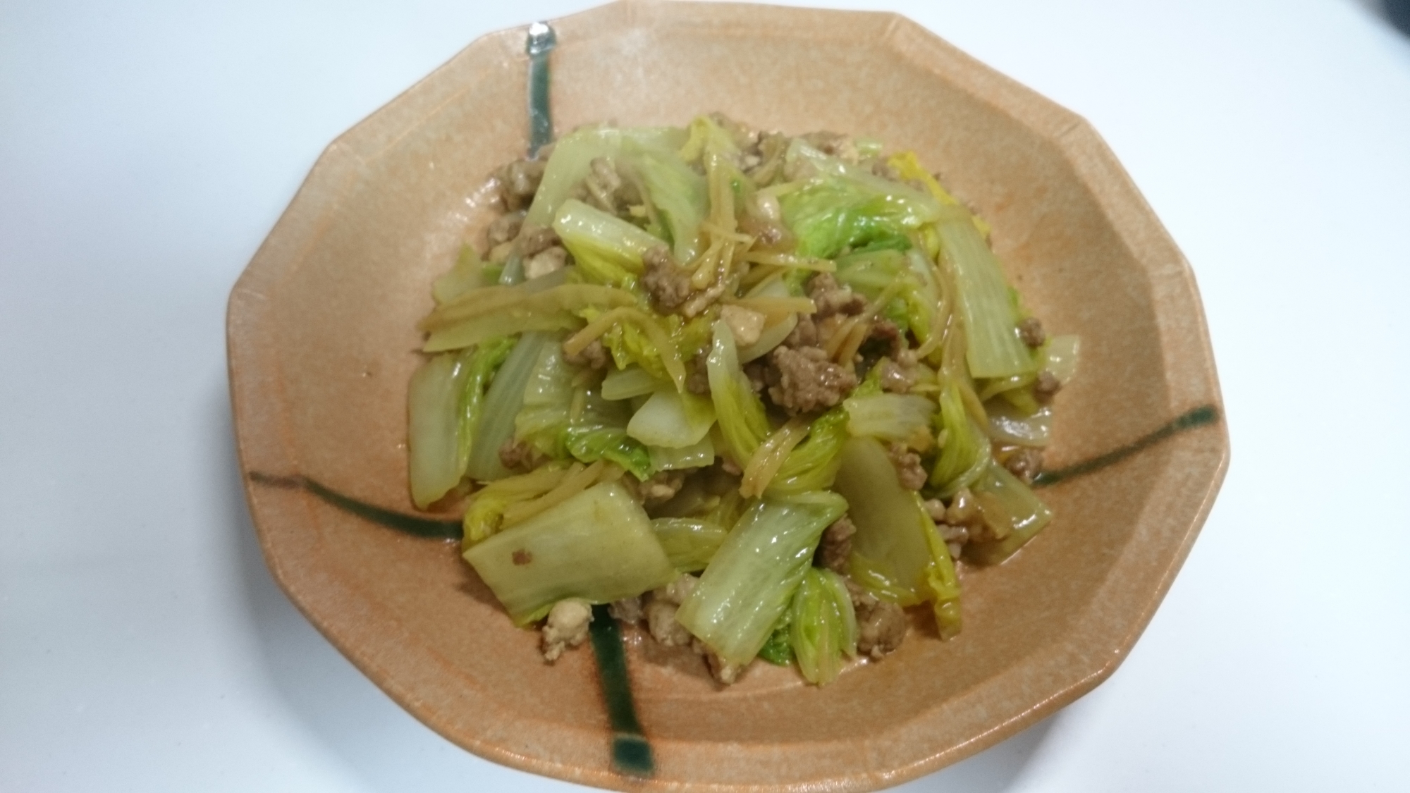 からだポカポカ しょうがと白菜のカレー炒め