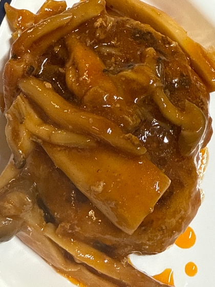 ♪♪絶品★煮込みハンバーグ～きのこソース～♪♪