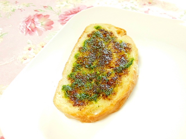 カンパーニュｄｅ❤チョコシロ・ココアの青汁トースト
