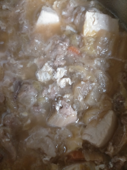肉豆腐（焼き豆腐）煮物
