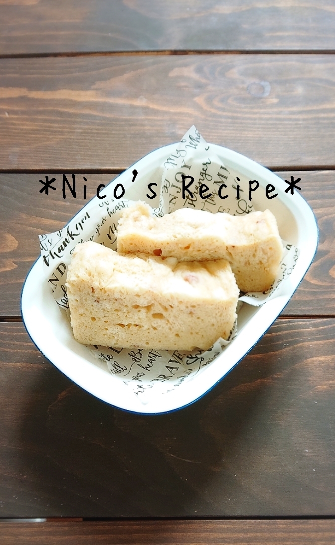 レンジとhmで カルピス蒸しパン レシピ 作り方 By Nico 楽天レシピ