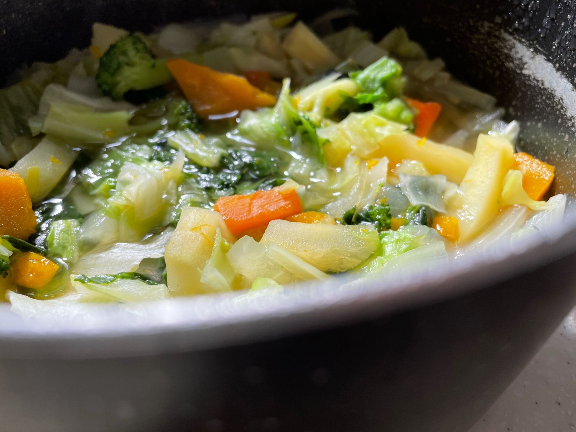 つかみ食べ用野菜煮込み 鶏しお味 離乳食 レシピ 作り方 By ロカボ こどもごはん さっちょ 楽天レシピ