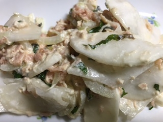 ツナ・かぶマヨの簡単サラダ