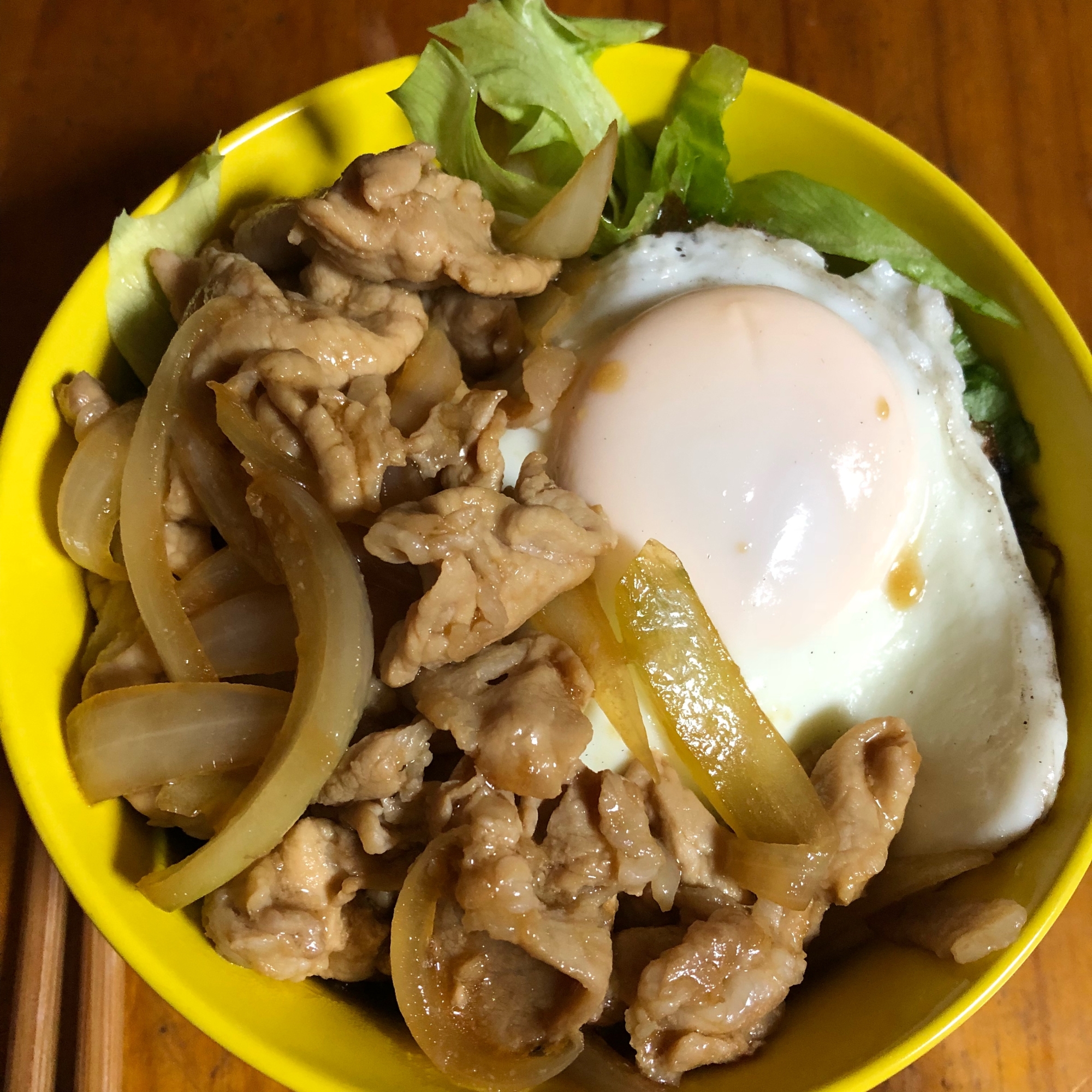 豚肉のこってり丼