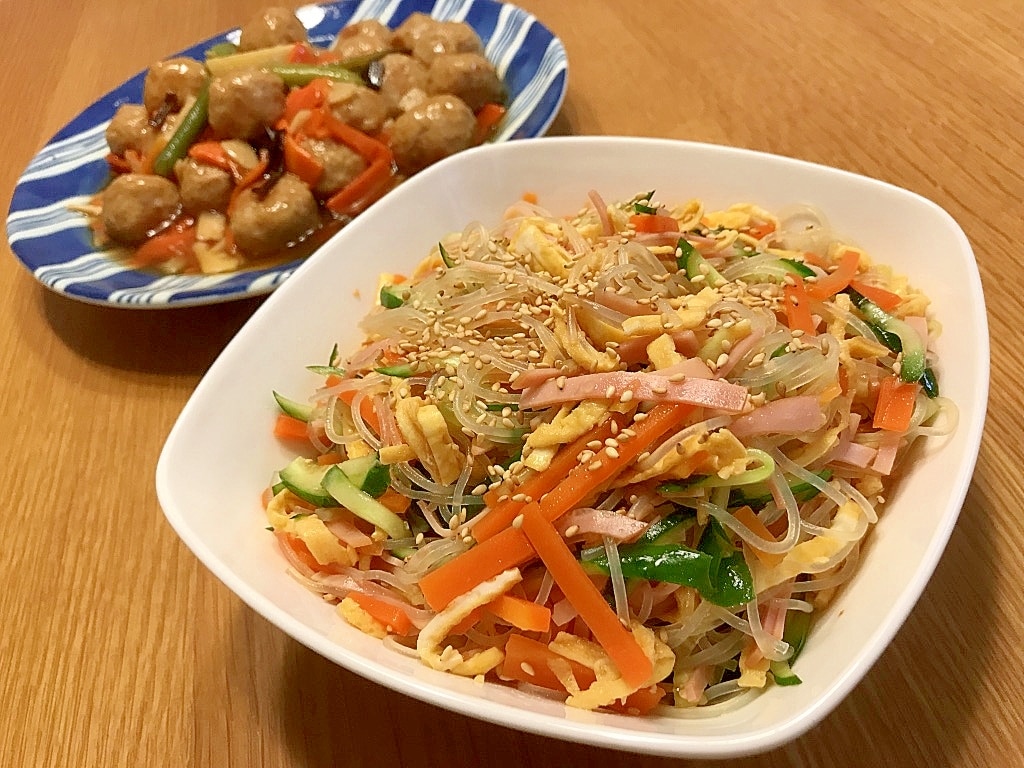 ごま風味春雨サラダ