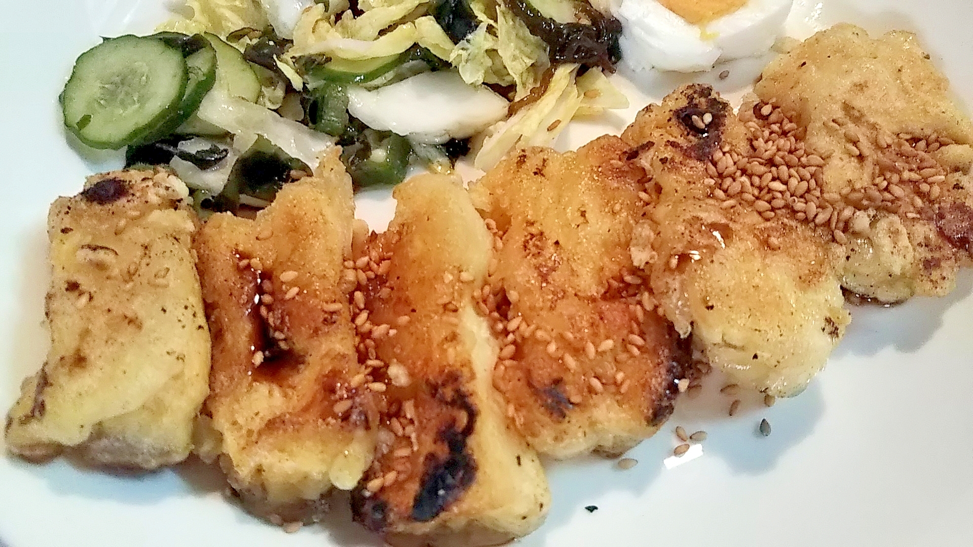 冷凍豆腐のステーキ レシピ 作り方 By こざかなアーモンド 楽天レシピ