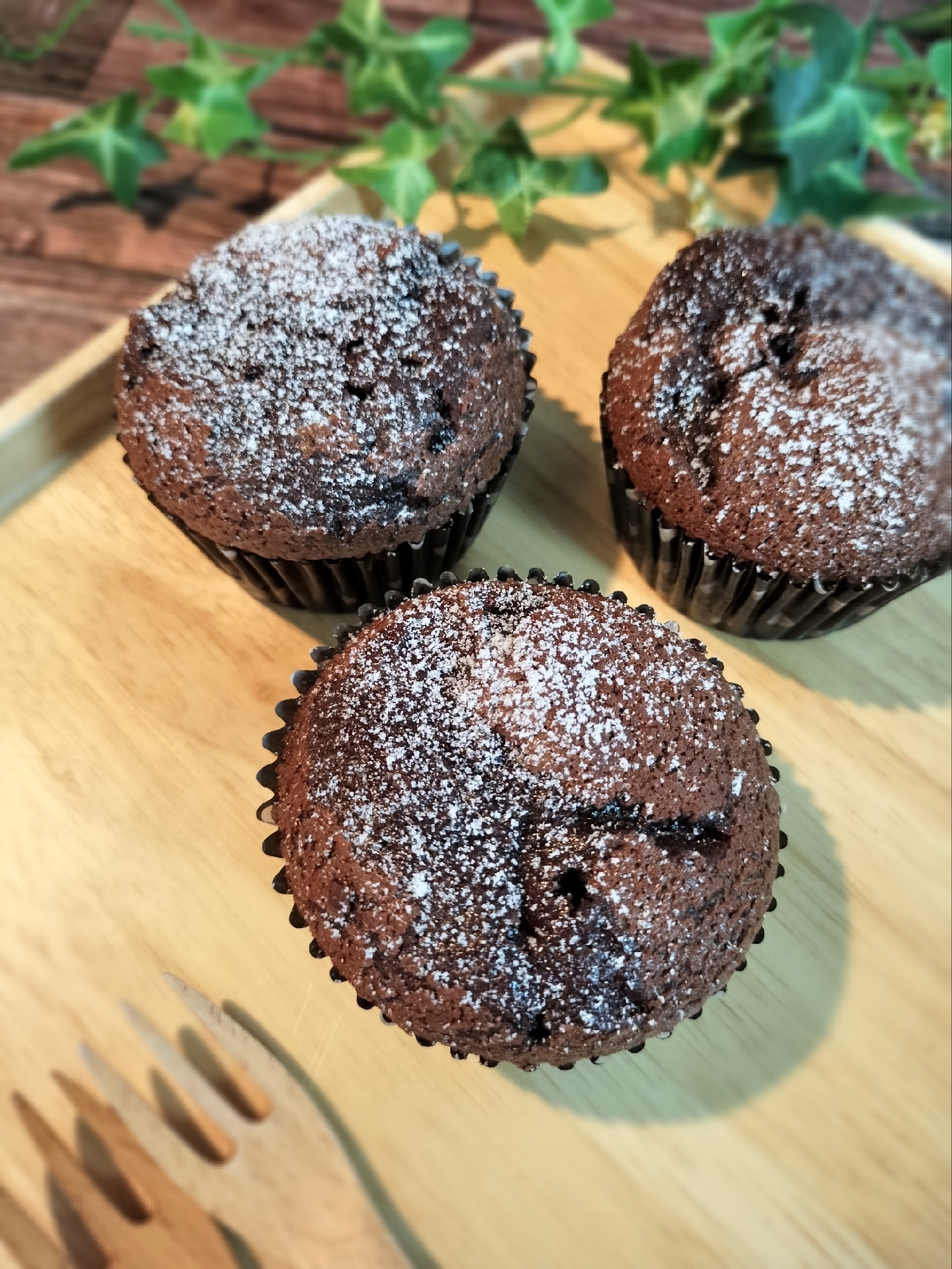 簡単♪しっとり米粉のチョコケーキ