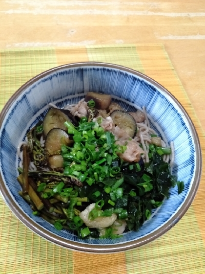 自分では考えつかないお料理でしたが、いつもと違うお蕎麦をいただきました〜！美味しかったです(^o^)