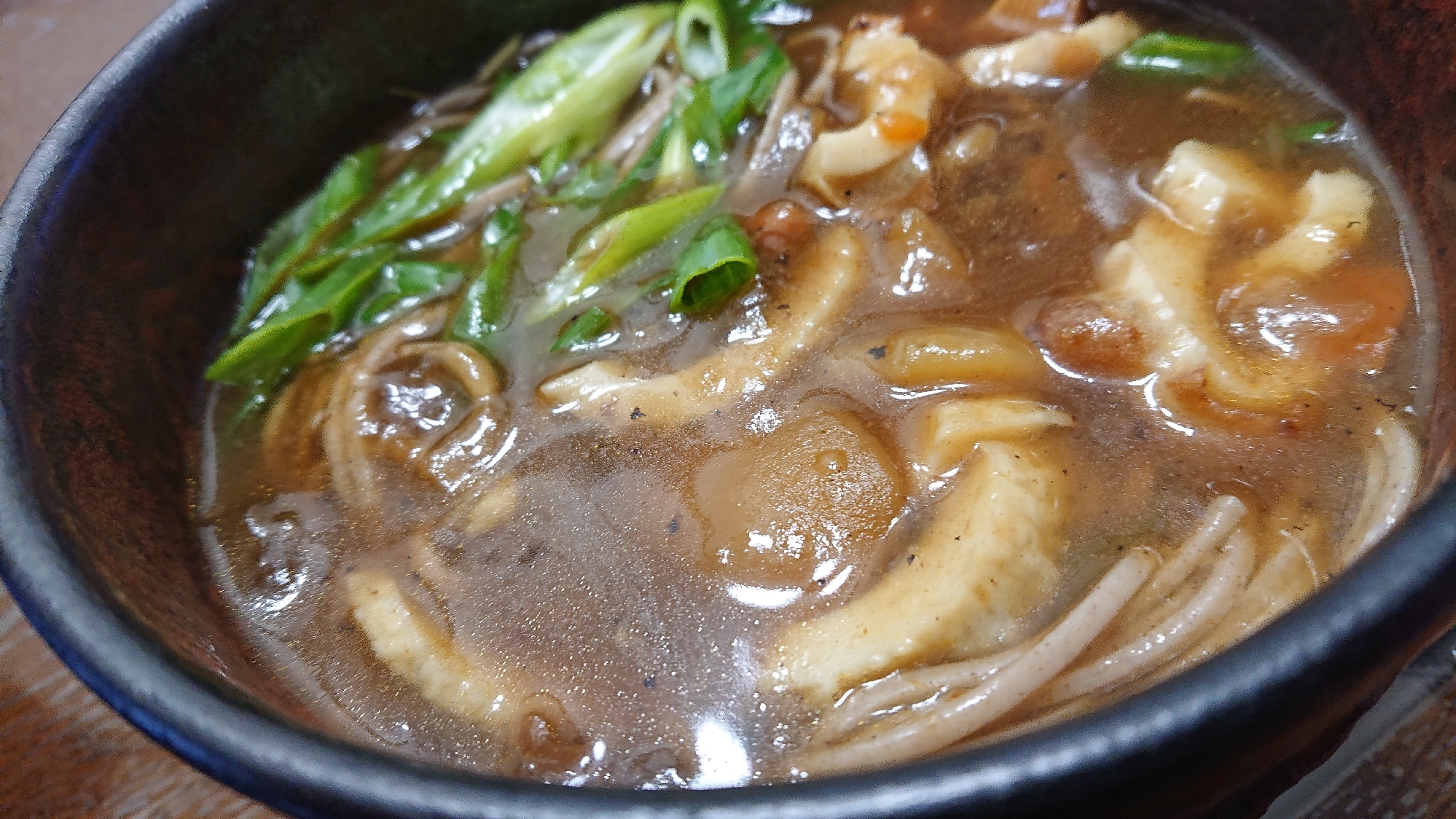 リメイクで美味しくカレー蕎麦