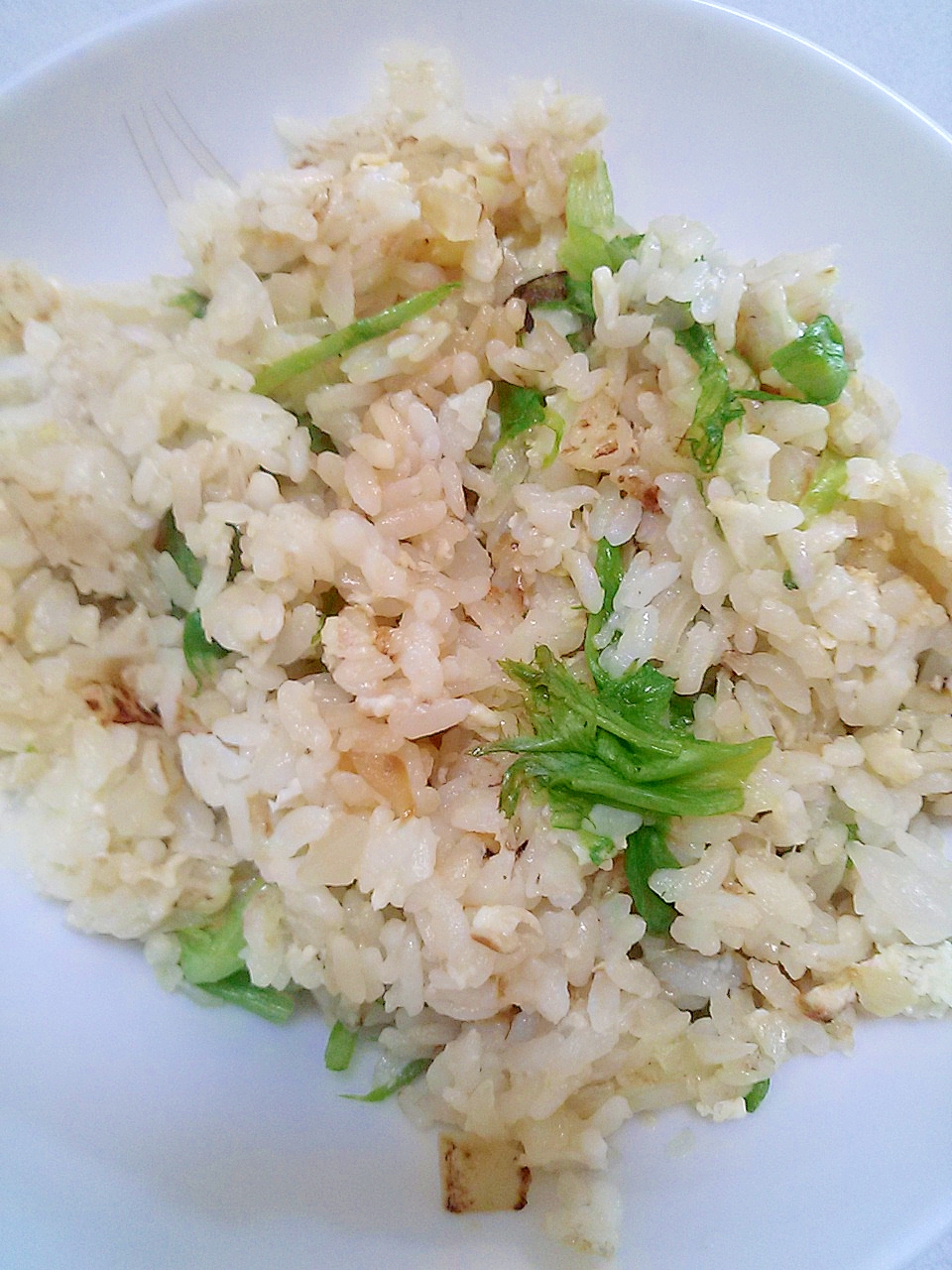 フリルレタス☆卵☆玉ねぎ焼き飯