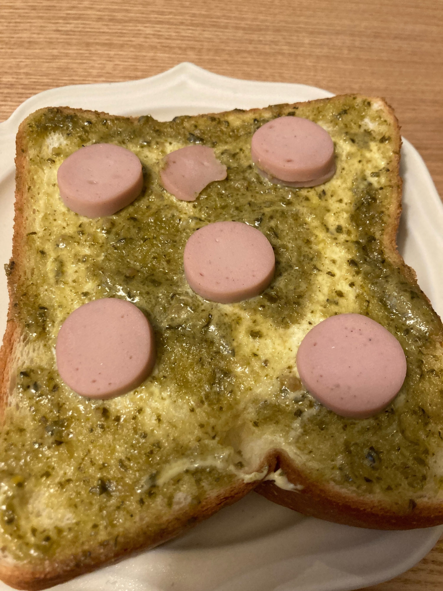 バジルマヨネーズのオーブンサンド