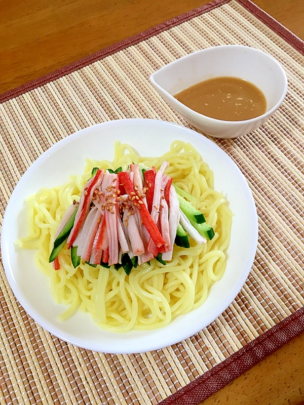 麺つゆマヨで簡単 カニカマときゅうりの冷やし中華風 レシピ 作り方 By ぽよっちぷーちゃん 楽天レシピ