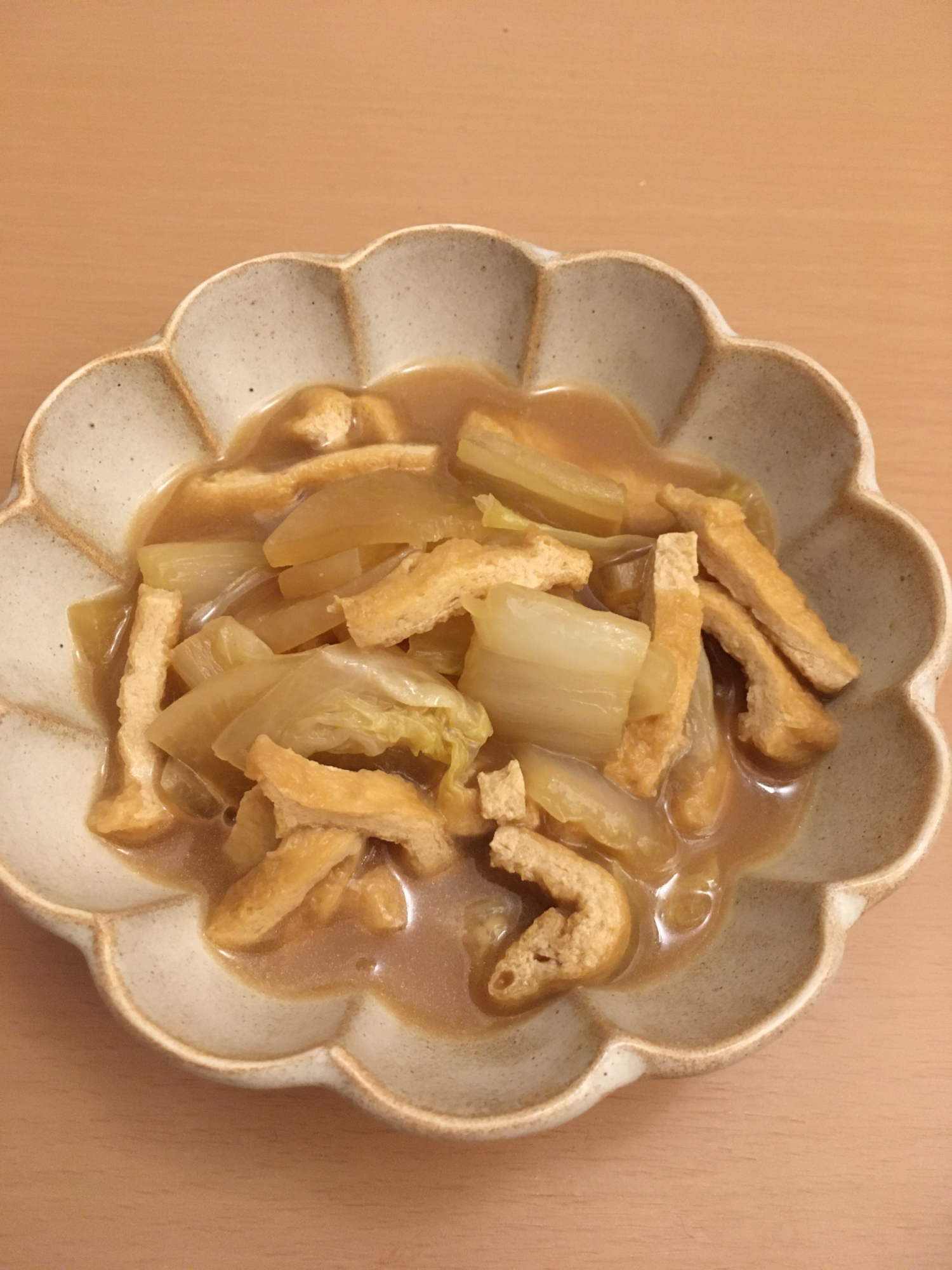 大根・白菜・油揚げの煮物