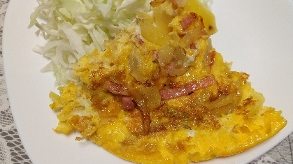 細切りポテトのイタリアンなスペイン風オムレツ♪