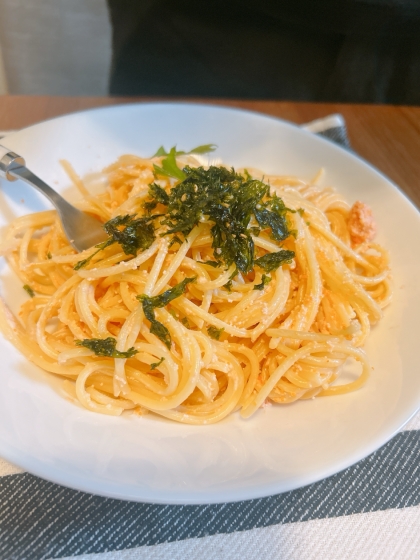 簡単！美味しい！！明太子パスタ(^^)