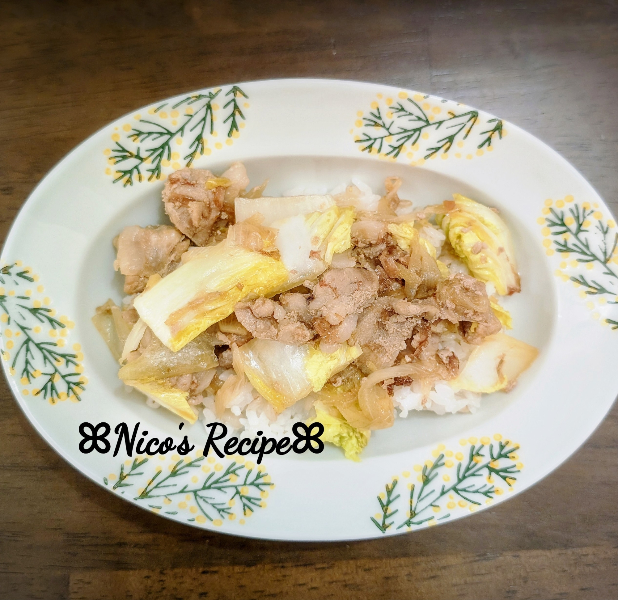 豚と白菜の生姜炒め