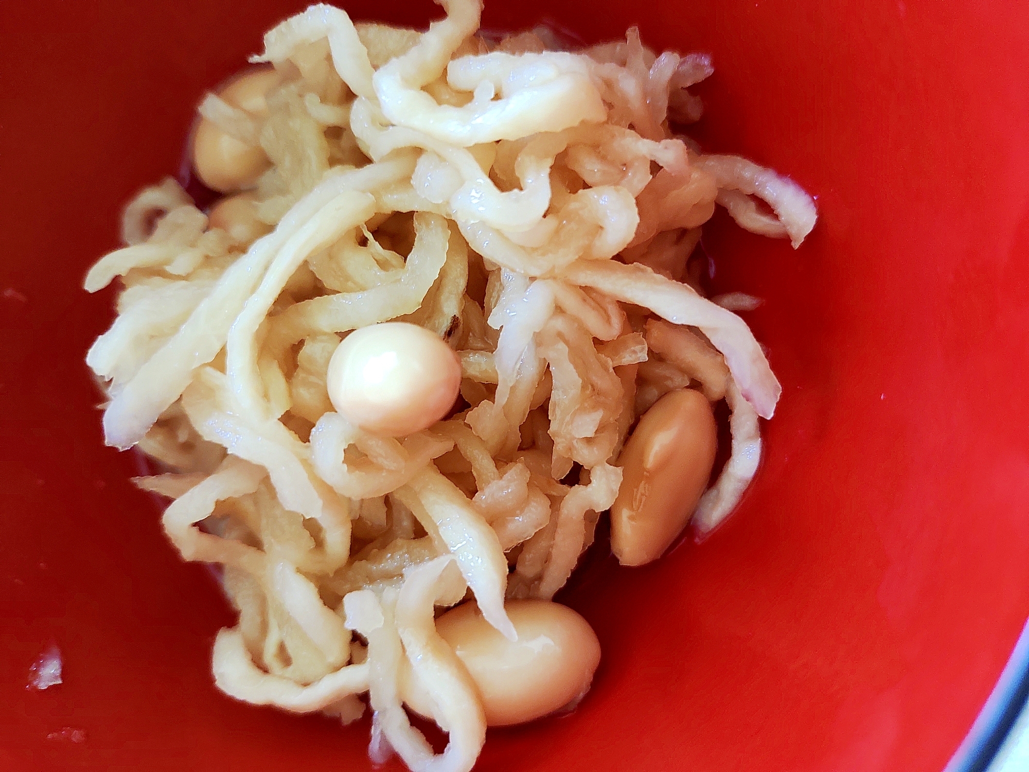 切り干し大根と大豆の煮物