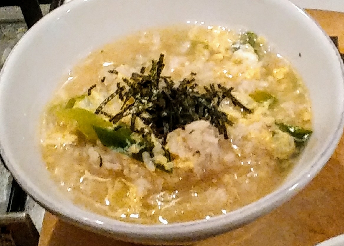 カニ缶で簡単カニ雑炊 レシピ 作り方 By やえまる 楽天レシピ