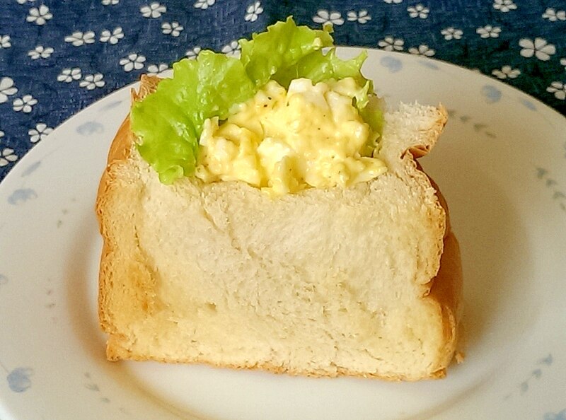 レタスとたまごのポケットサンド