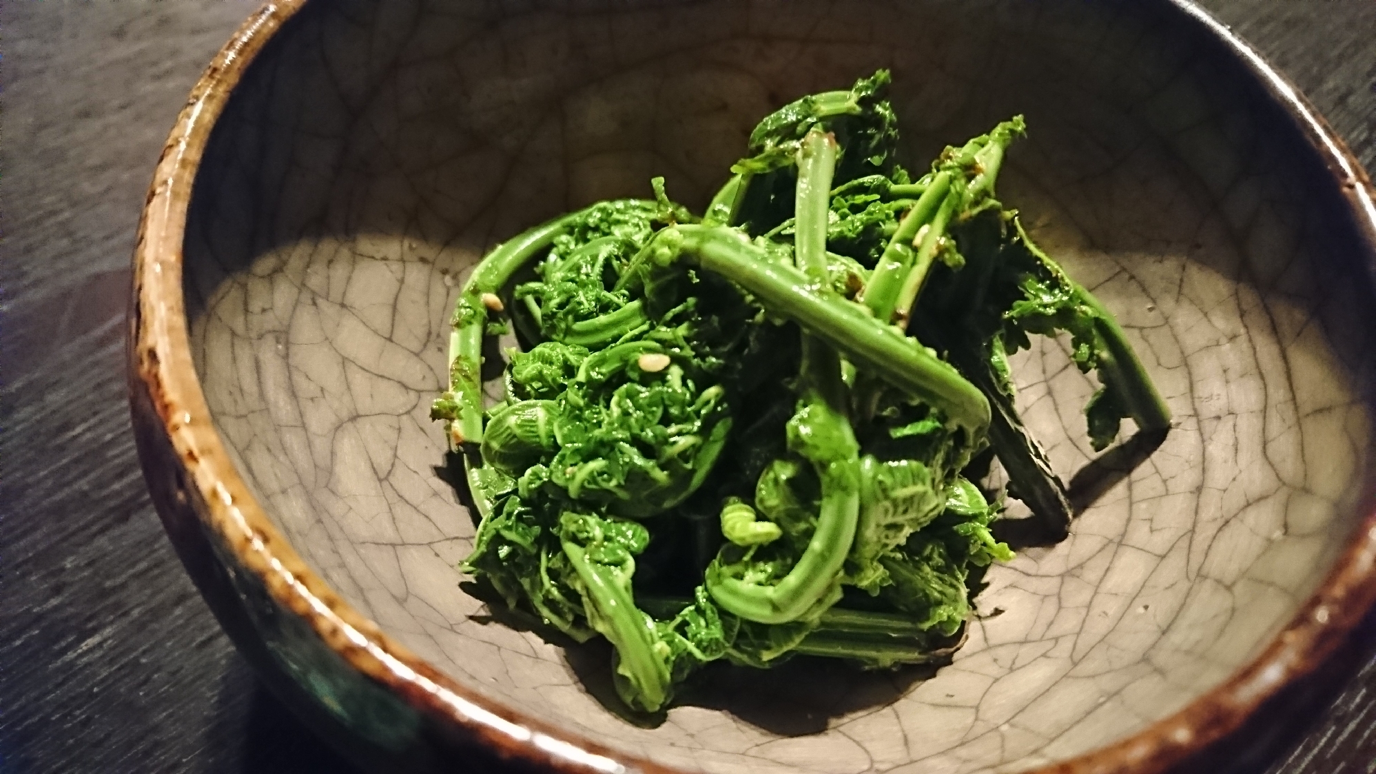 こごみのナムル