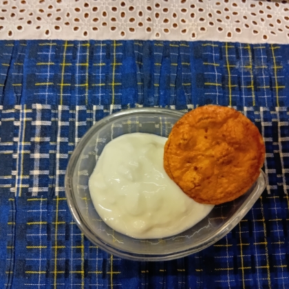 りんごごま煎餅ヨーグルト