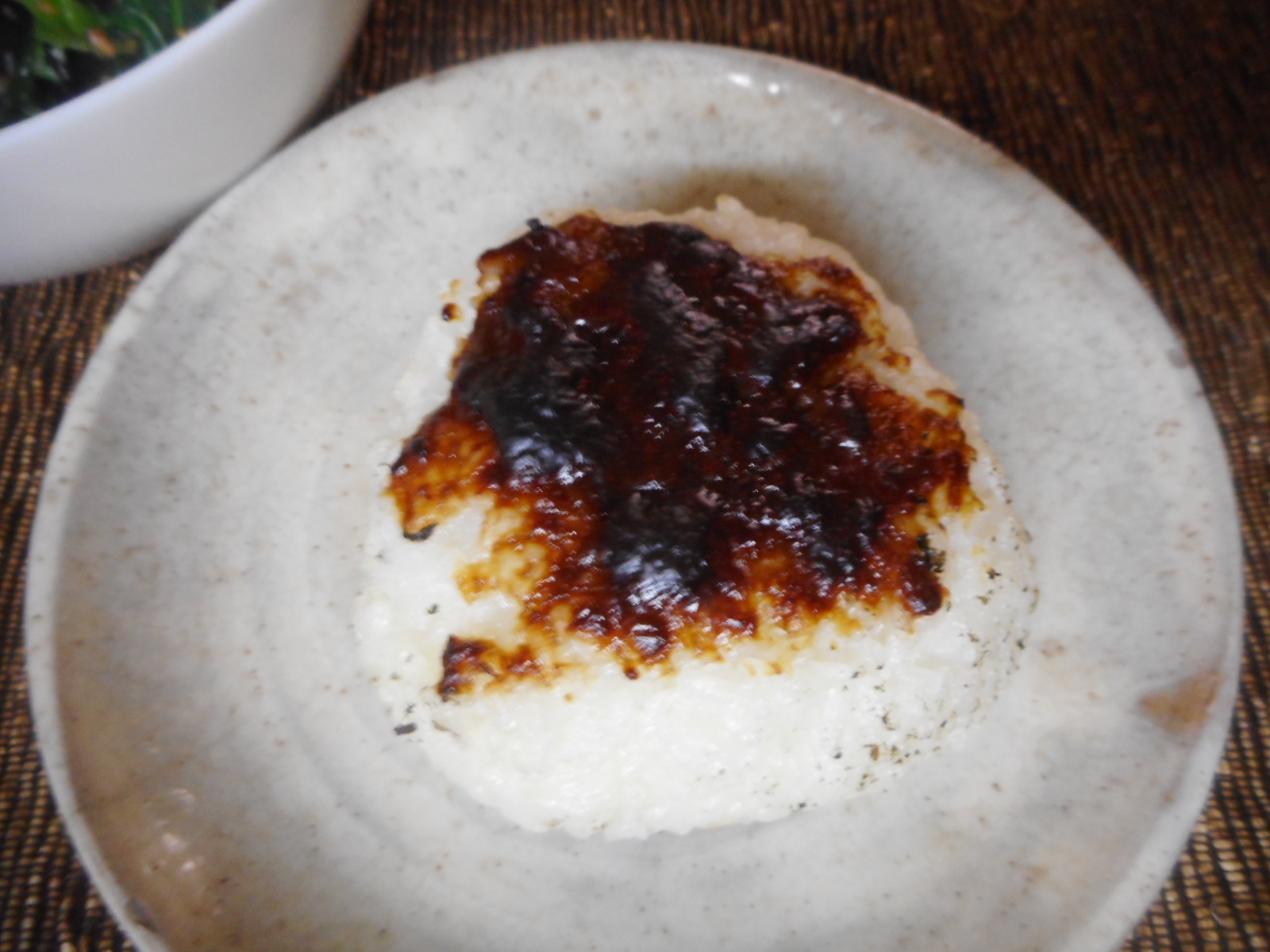 牡蠣ペーストの焼きおにぎり