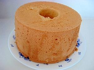 シンプル バニラシフォンケーキ レシピ 作り方 By うらでん 楽天レシピ