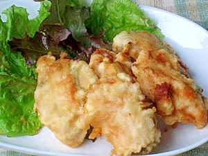 チーズがトローリ 鶏肉のしそチーズてんぷら