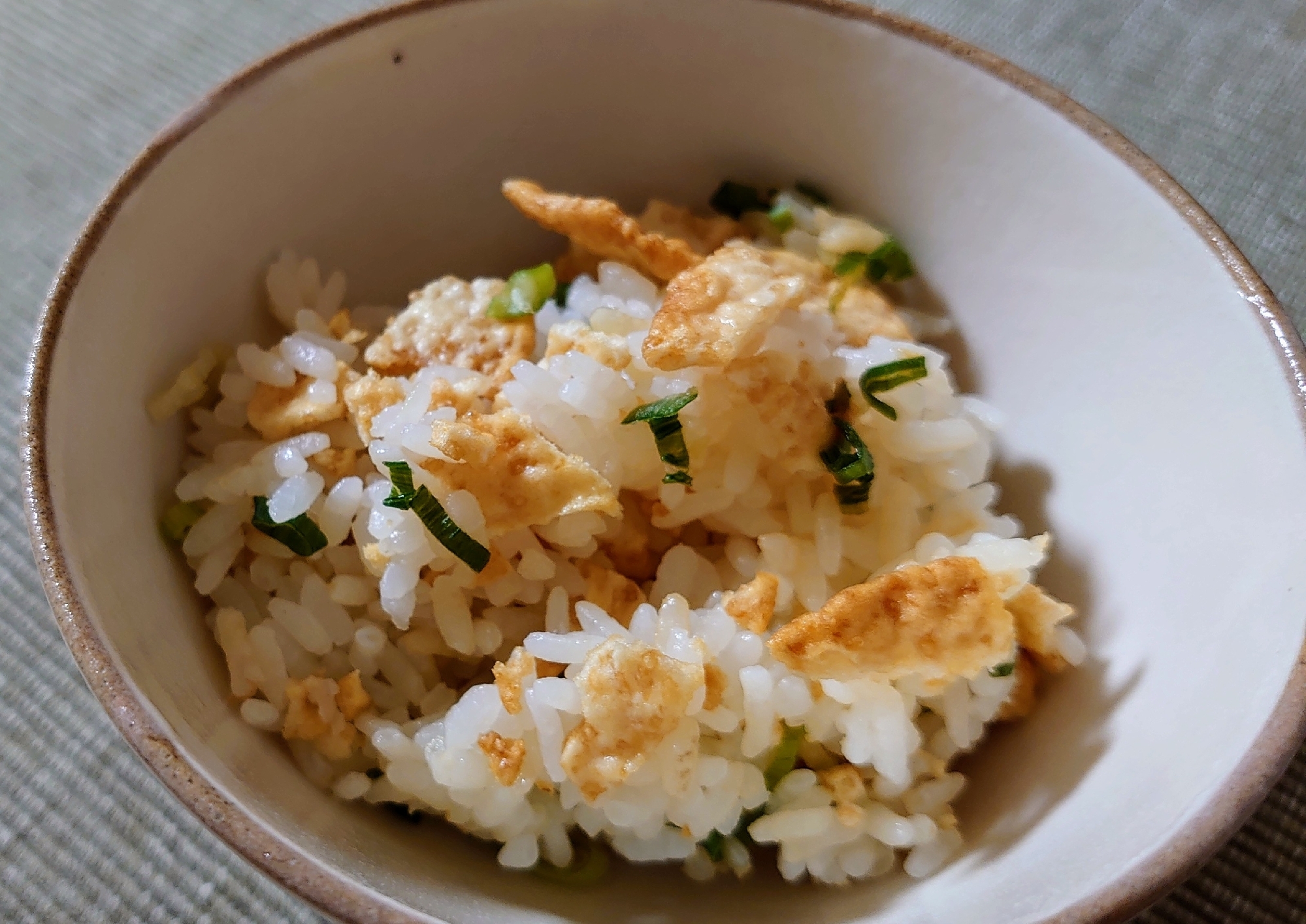 煎餅の混ぜご飯