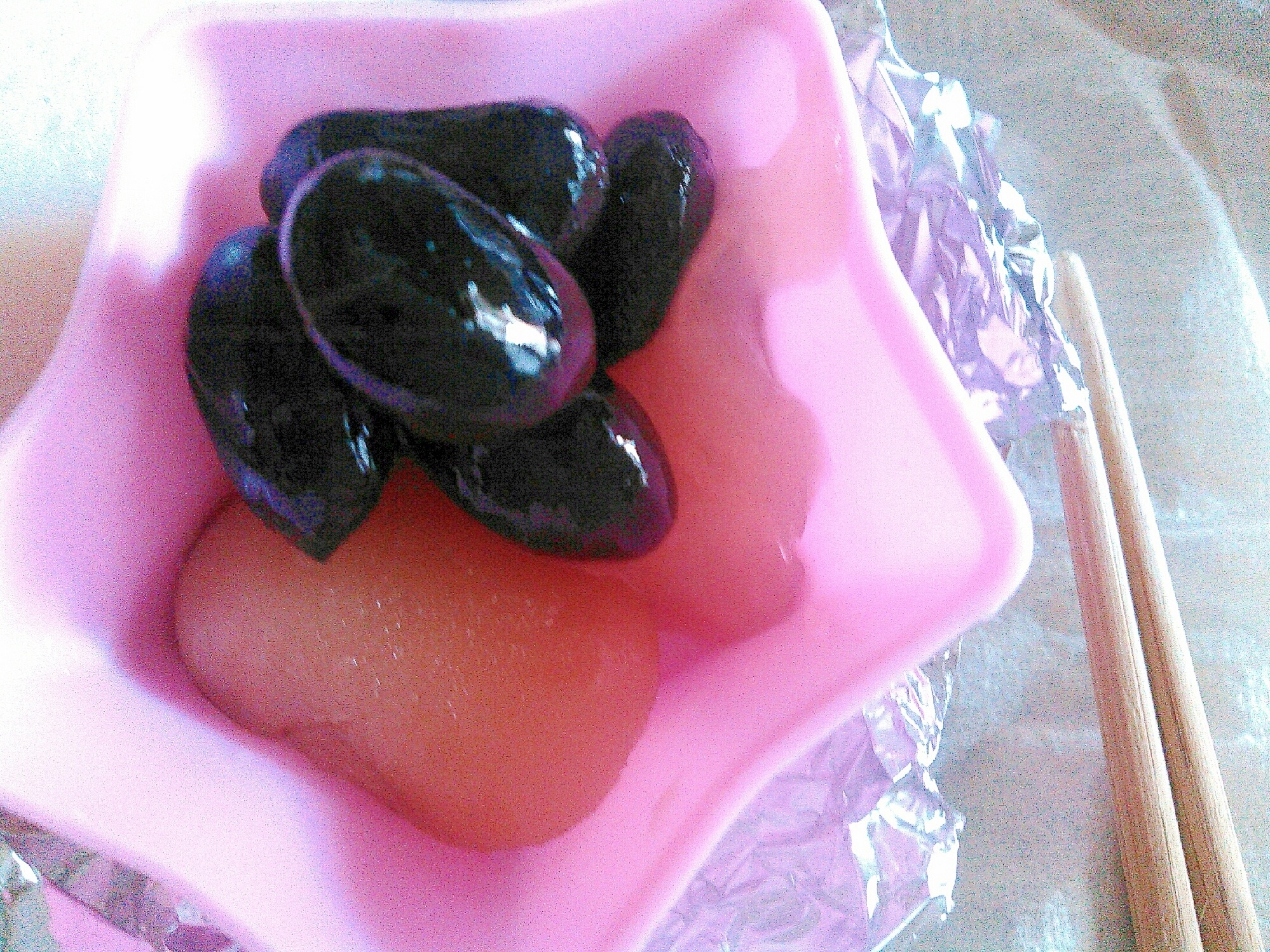 お正月の煮豆でプチデザート