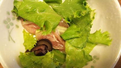 おいしかったです。
生ハムのおいしさが引き立ちますね。