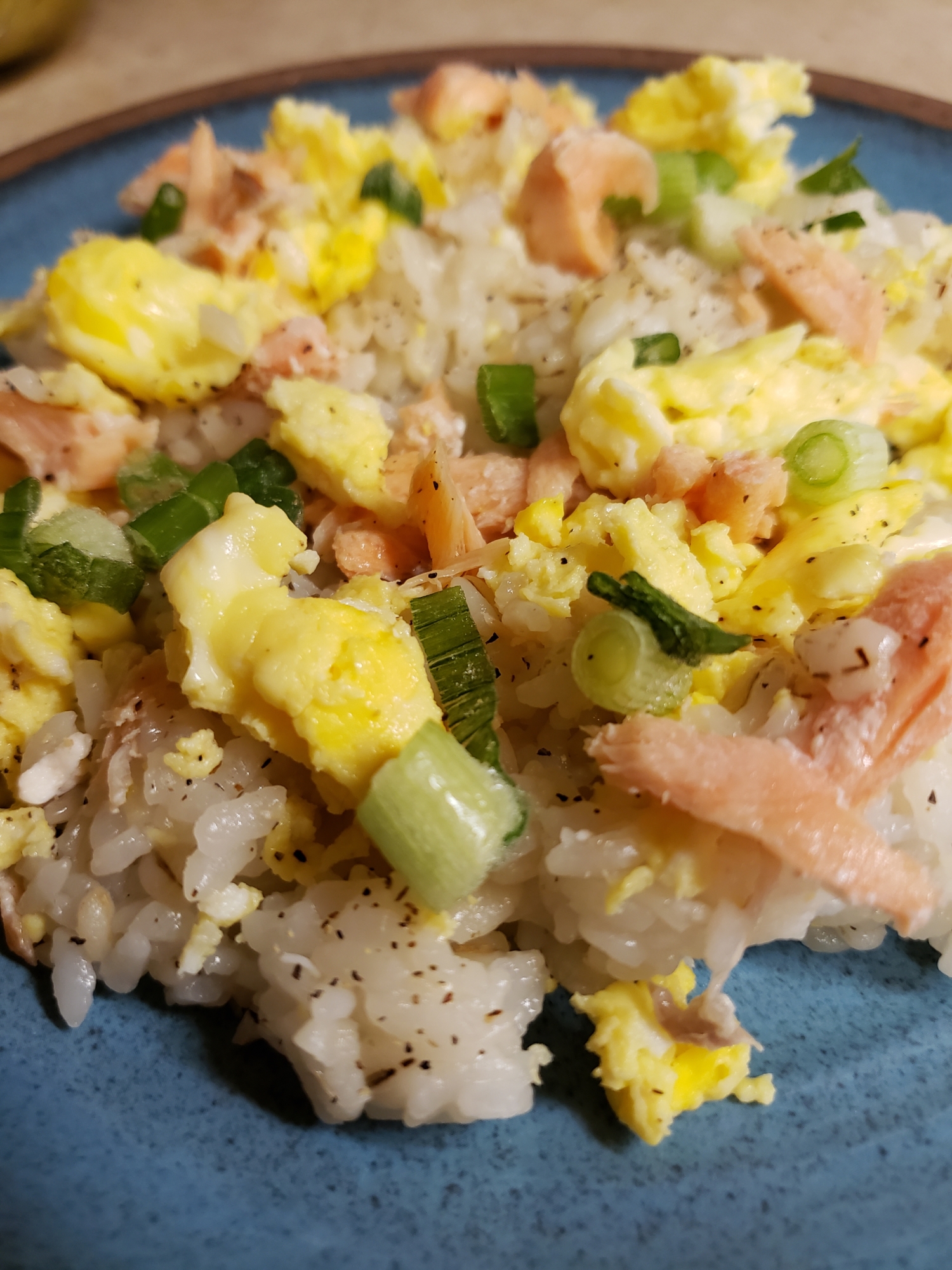 鮭の和風チャーハン