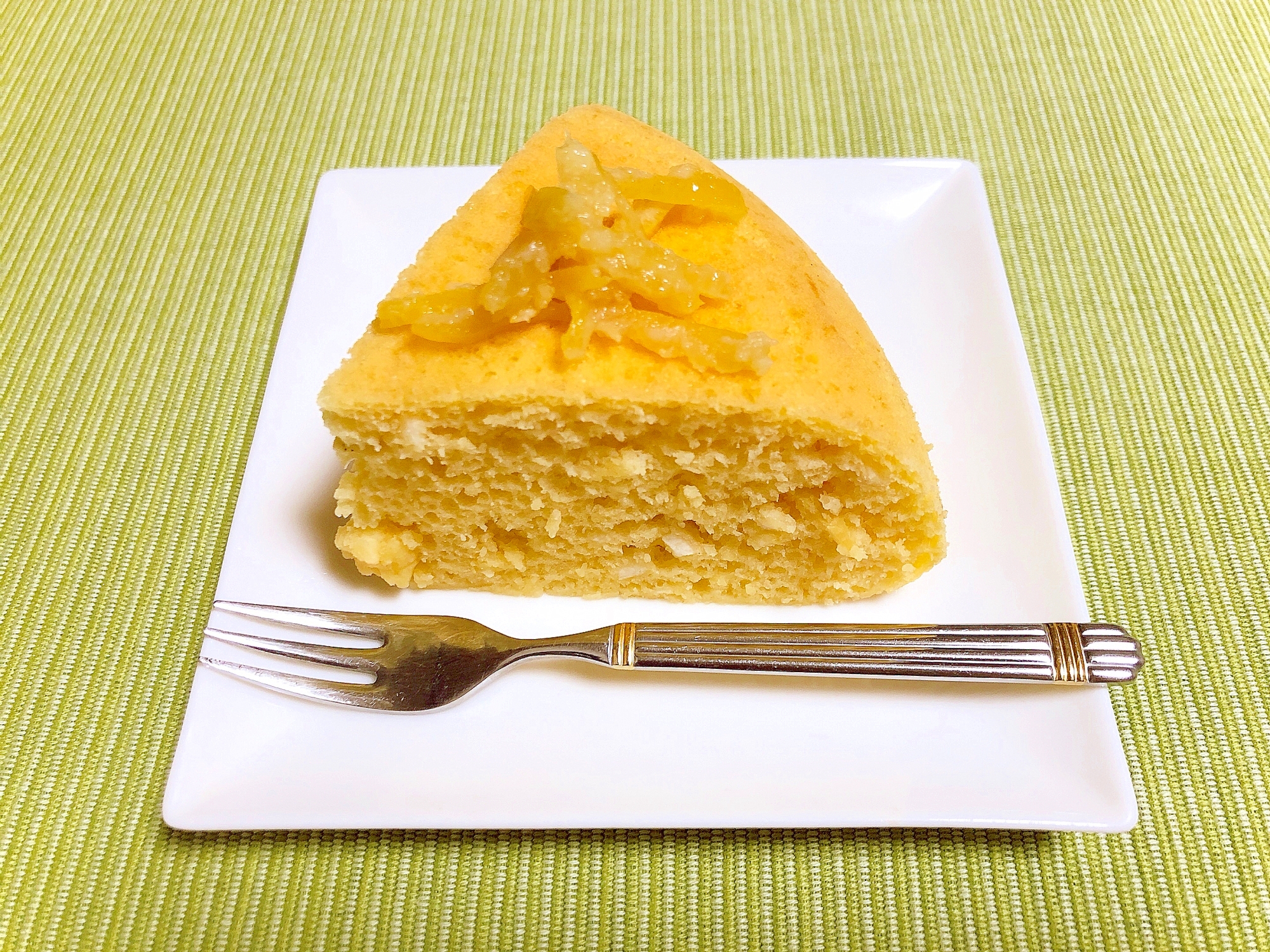 炊飯器で作る♪簡単お菓子☆しっとり柑橘系のケーキ