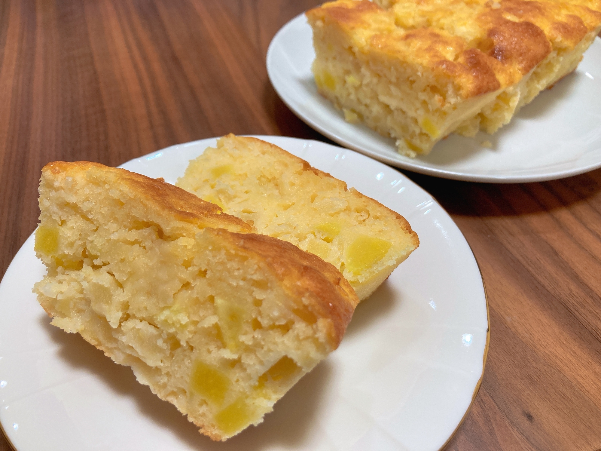 りんごとさつまいものケーキ