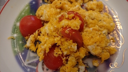 朝食用に作りました！
トマトと卵の色味がとても綺麗ですね(^-^) 美味しかったです♪