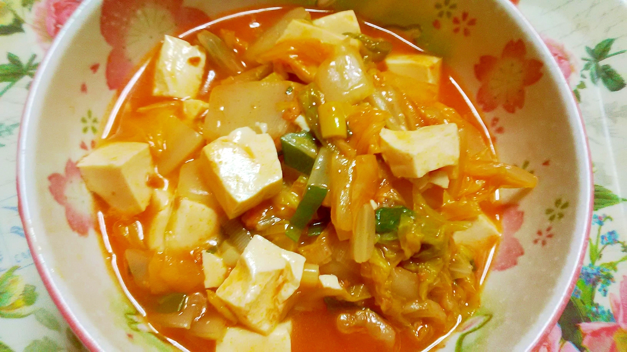 白菜のマーボー豆腐