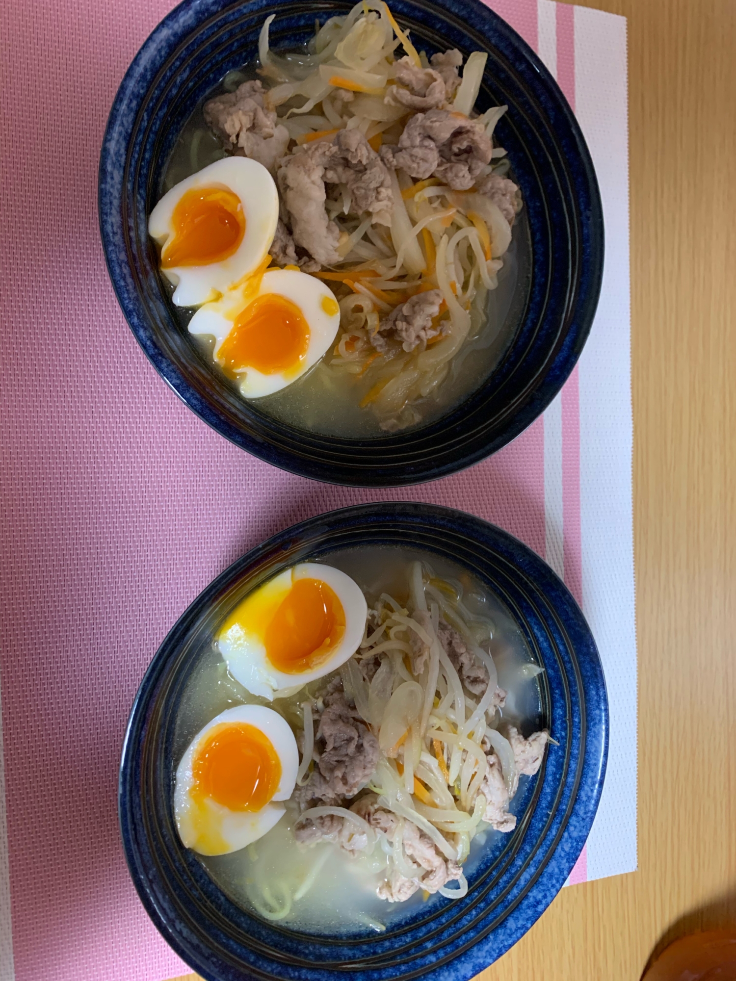 香味ペーストで塩ラーメン！