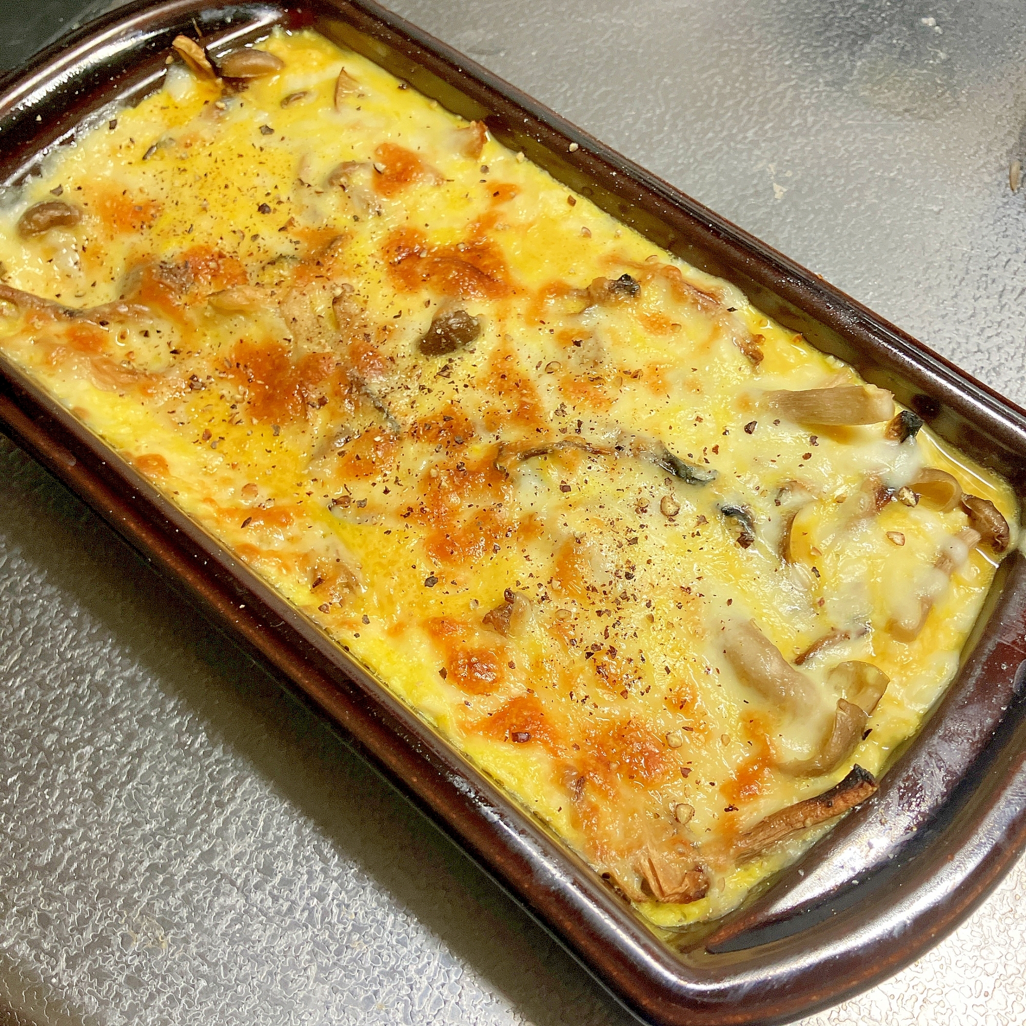 国産チーズ使用★きのこの豆腐グラタン