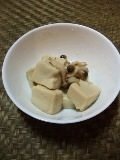 高野豆腐とシメジの煮物