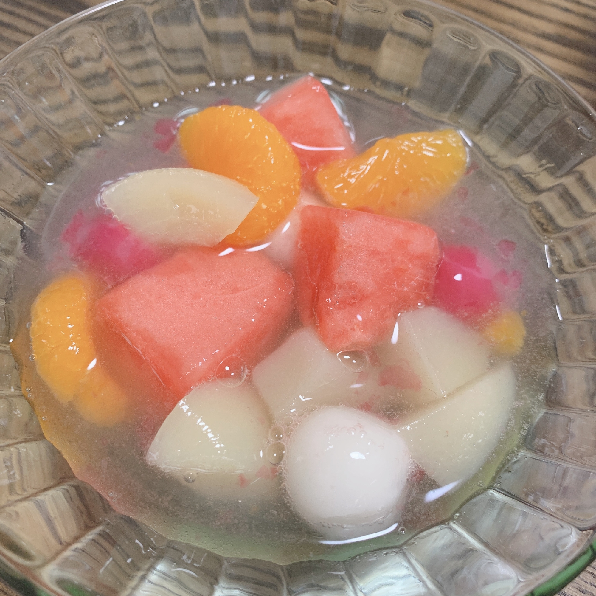 スイカ入り 夏のフルーツポンチ レシピ 作り方 By えむえむむෆのんびりです 楽天レシピ スイカ入り 夏のフルーツポンチ レシピ 作り方 By えむえむむෆのんびりです 楽天レシピ