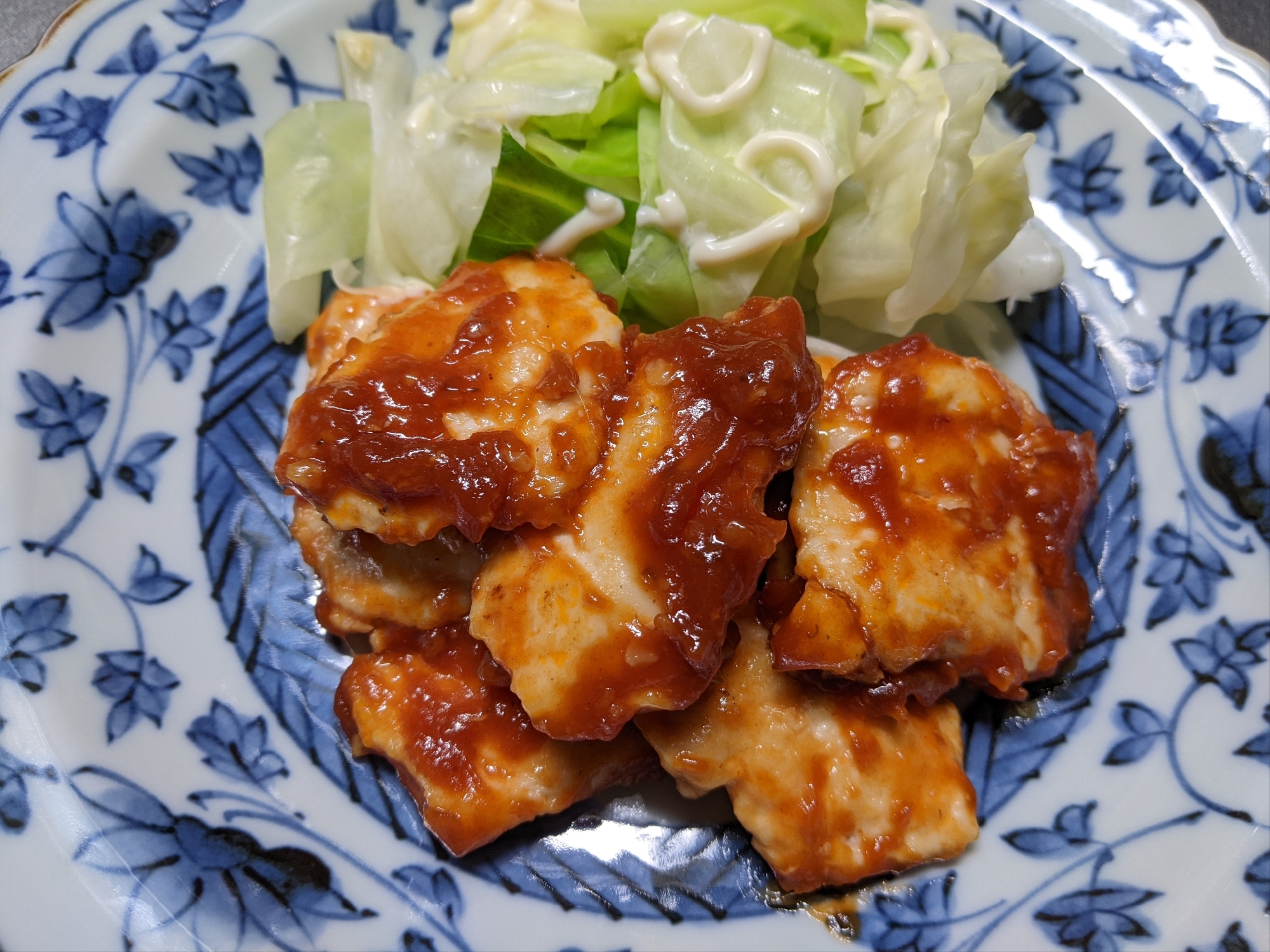 鶏むね肉のチリソース(フライパン)