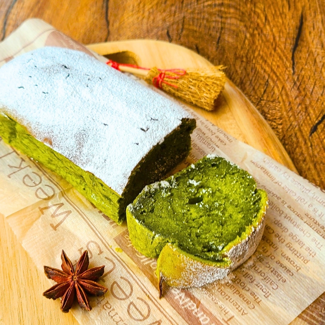 フードプロセッサーで時短　抹茶と豆腐のケーキ