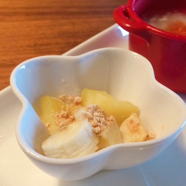 離乳食中期 さつまいもとバナナのきな粉和え レシピ 作り方 By Sato 楽天レシピ 離乳食中期 さつまいもとバナナのきな粉和え レシピ 作り方 By Sato 楽天レシピ