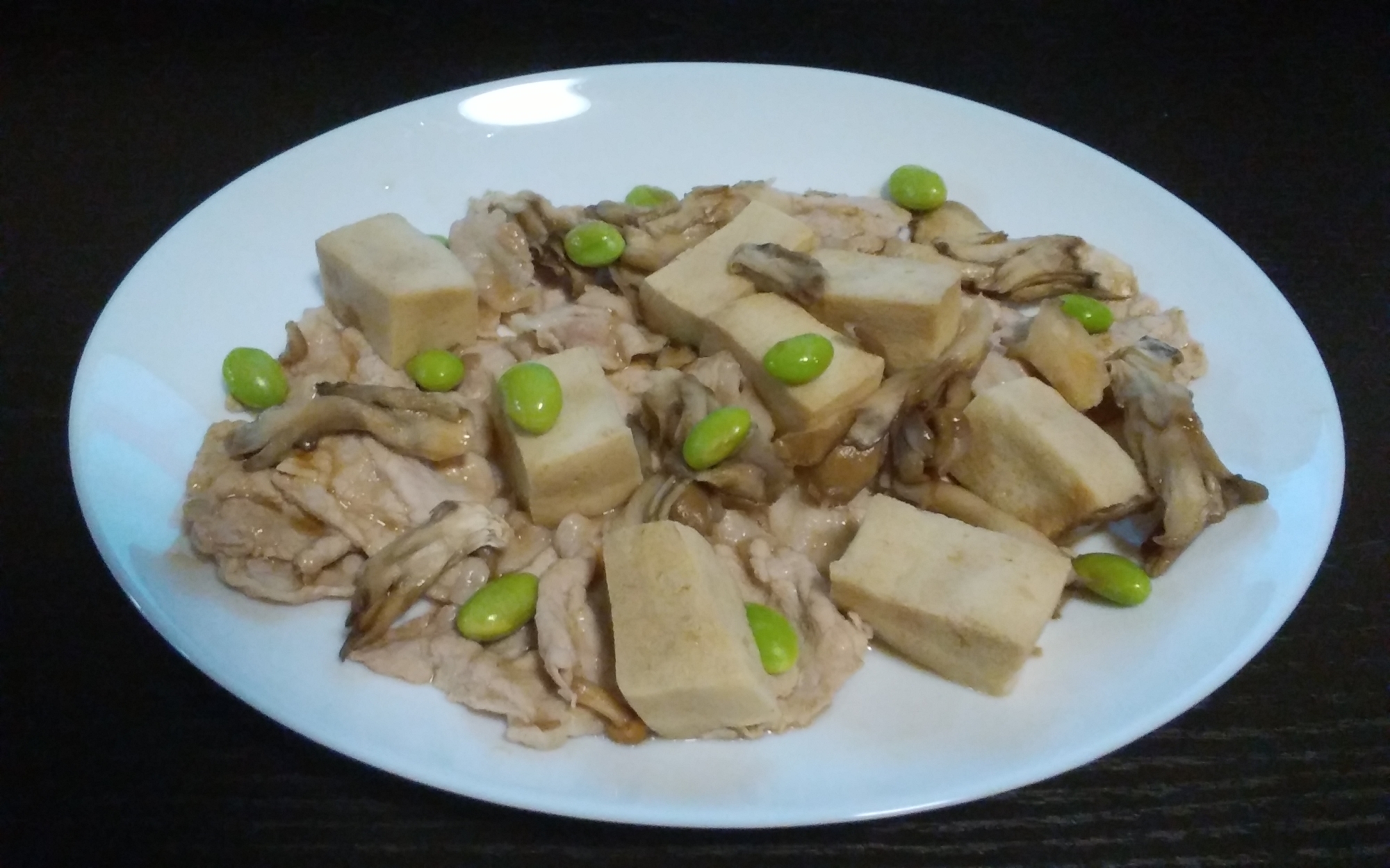豚ロースと高野豆腐煮