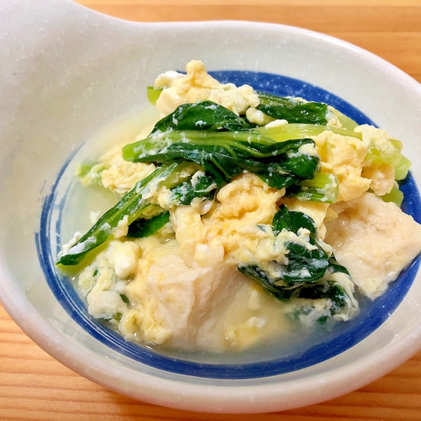 白だしだけ 小松菜の卵とじ レシピ 作り方 By きのこのみみ 楽天レシピ 白だしだけ 小松菜の卵とじ レシピ 作り方 By きのこのみみ 楽天レシピ