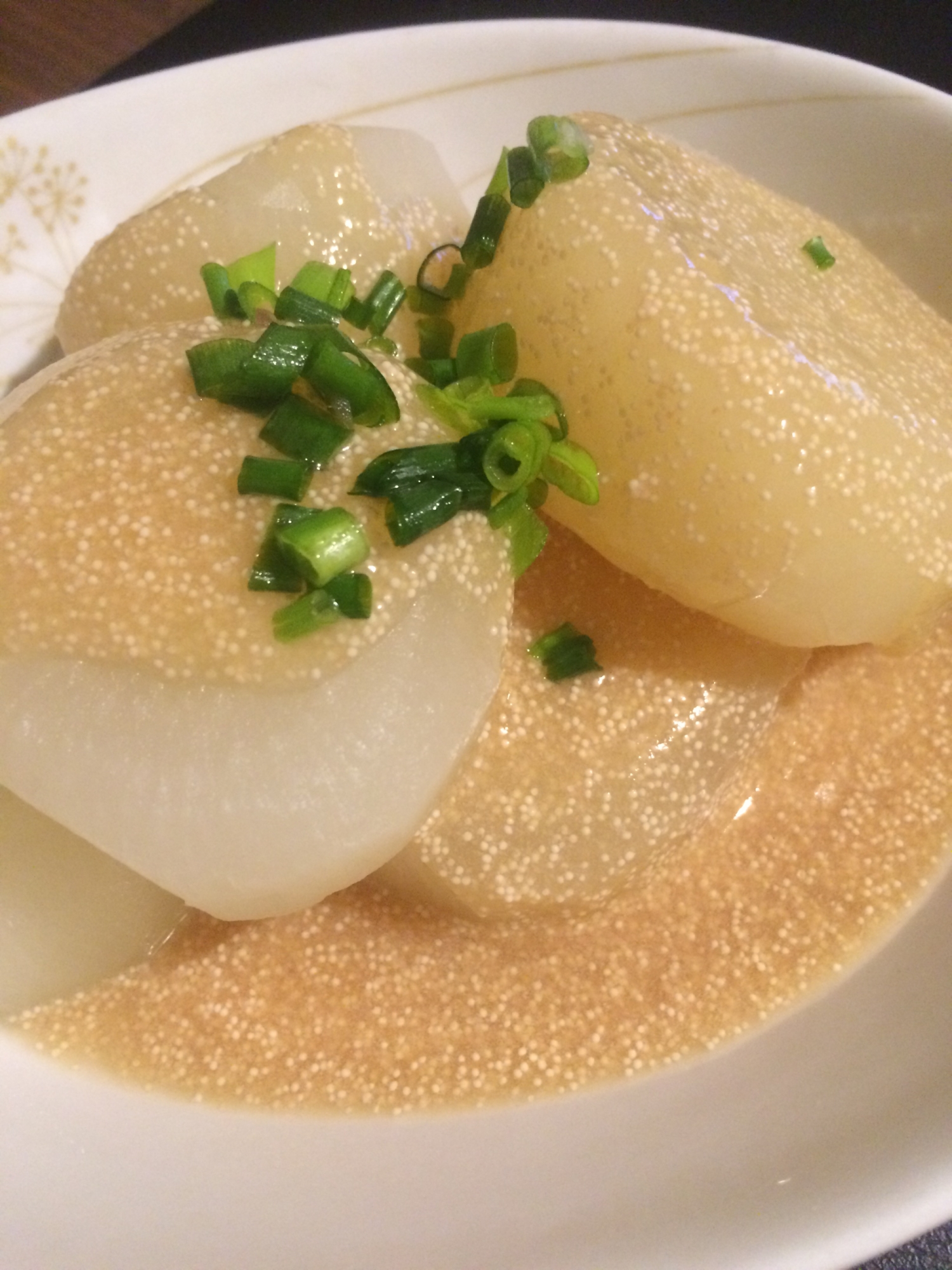 ホクホク大根のたらこあんかけ