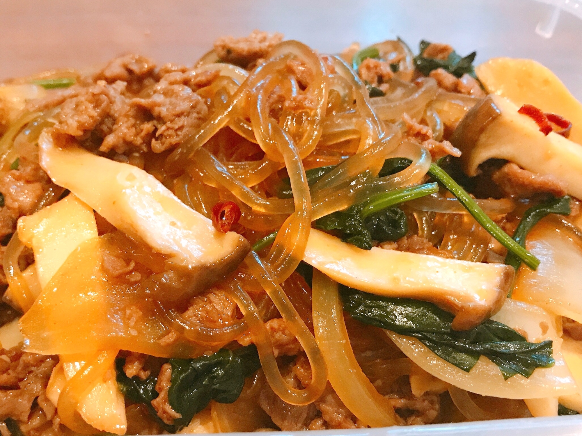 お家の調味料で♬簡単チャプチェ