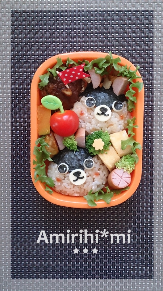 キャラ弁★簡単リスちゃん