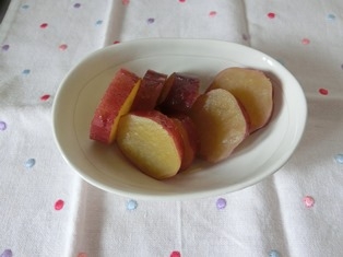 「さつま芋の蜂蜜煮」　　　　♪♪