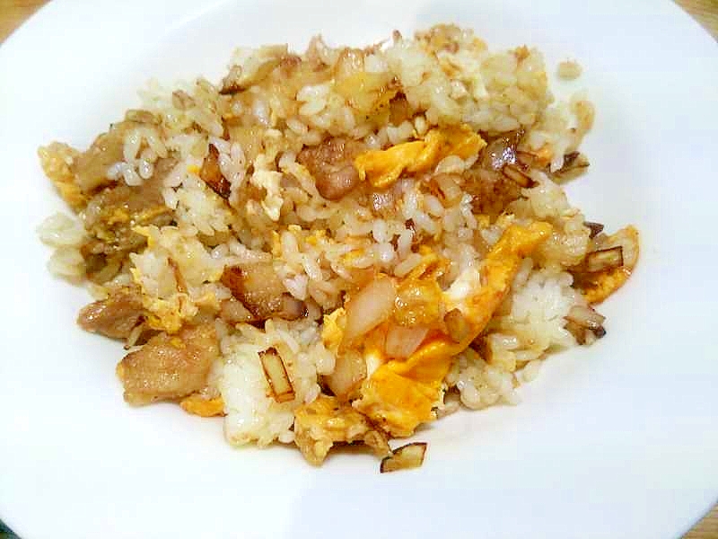 豚ロース卵焼き飯/生姜醤油味